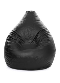 اشتري COMFY & SOFT LARGE ADULT BLACK PVC BEAN BAG WITH VIRGIN BEANS FILLING في الامارات