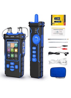 اشتري NOYAFA Network Cable Tester with Optical Power Meter VFL, CAT5 CAT6 Cable Toner Ethernet Cable Tester, RJ11 RJ45 Network Tester for Telephone, Ethernet, Video, PoE Tester Wire Tracer Fiber Tester في الامارات