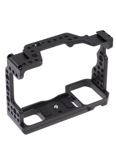 Buy Camera Cage Aluminum Alloy Video Cage Replacement for Sony A7M3 A7R3 A9 Mirrorless Camera with Cold Shoe Mount 1/4 Inch & 3/8 Inch Screw Holes in Saudi Arabia