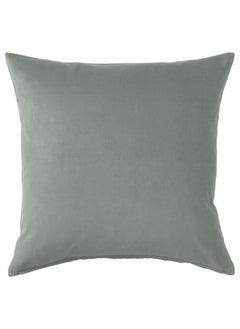 اشتري Cushion cover, grey-green, 50x50 cm في السعودية