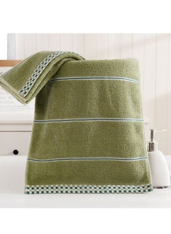 Buy M MIAOYAN pure cotton household thickening absorbent towel green in Saudi Arabia