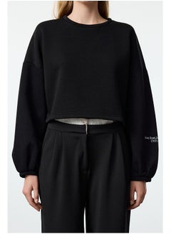 Buy Sweatshirt - Black - Relaxed fit in Egypt