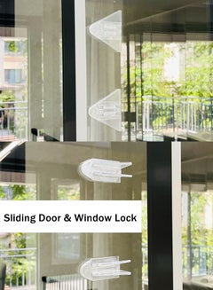 Buy 5 Pcs Sliding Door and Window Locks in UAE