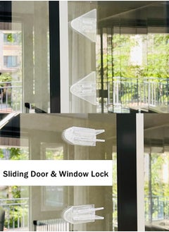 Buy 5 Pcs Sliding Door and Window Locks in UAE