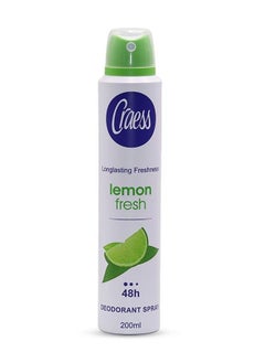 Buy Craess Deodorant Spray Lemon Fresh 48h 200ml in Saudi Arabia