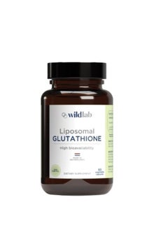 اشتري Wildlab Liposomal Glutathione with Detoxification Properties- Supplement for Immune System and Liver- Antioxidant-Dietary supplements 60 Vegetables Capsules في الامارات