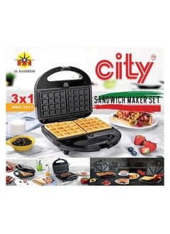 Buy 3-in-1 multi-use sandwich maker (grill, toaster, waffle) in Egypt