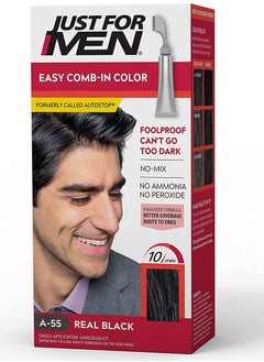 Buy Just For Men Easy Comb-In Color- Real Black in Egypt