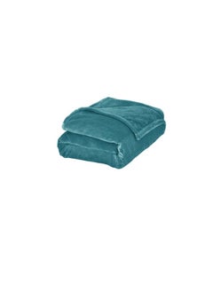 Buy Light velvet blanket, lightweight warm blanket in large size, 350 gm extra super soft wool for all seasons of the year, also used as a bed cover 200 x 220 cm in Saudi Arabia