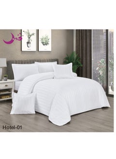 اشتري 6-piece hotel double-sided striped mattress, moving middle filling, with summer zipper في السعودية