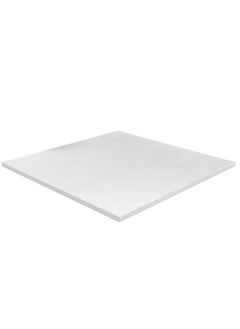 Buy RACO Decorative Gypsum False Ceiling Tile | Ultra-Thin 595x595x7mm Design | Pack of 8 Pcs White Floral, Item Code 573 in UAE