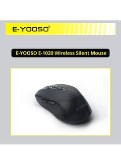 اشتري E-YOOSO E-1020 Wireless Silent Mouse Ergonomic for Laptop PC Computer Gaming Mouse في الامارات