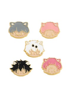 Buy Anime Jujutsu Kaisen Gojo Satoru Badges Pins Button Brooch Chest Ornament Clothing Cosplay Collection Gift in Saudi Arabia