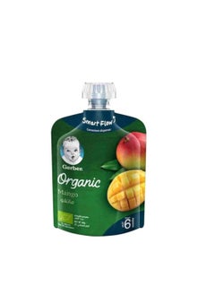 Buy Gerber Organic Pear Puree Green 90g in UAE