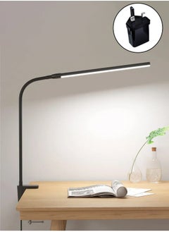 Buy LED Single Head Reading Desk Lamp Foldable Swing Arm Table Lamp with Clip Dimmable Workstation Office PC Eye Protection… in UAE