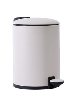 Buy White Pedal Bin - 12 Liter in UAE