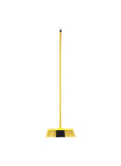 Buy Royalford Floor Broom with a Long Handle- RF11647| Premium-Quality, Highly Durable, Light-Weight and Elegant Design| Yellow and Black in UAE