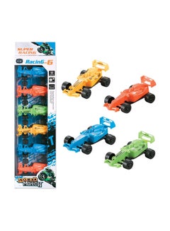 اشتري Little Story - Kids Toy Pull Back F1 Series Cars - Set of 6pcs في الامارات