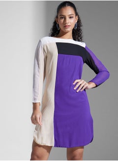 Buy Color Block Dress in UAE