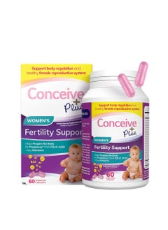 Buy Womens Fertility Support Female Fertility Formula Conception Prenatal Vitamin 60 Capsules 30 Day Supply in UAE