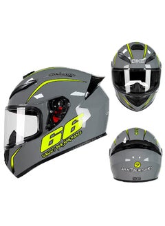 Buy Full Face Motorbike Helmet Motorcycle Adult Rider Biker Sports Crash Helmet in Saudi Arabia