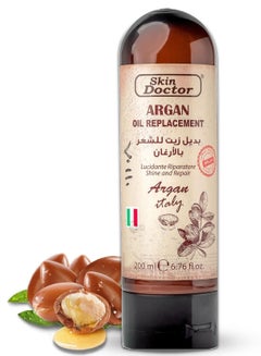Buy Argan Oil replacement For Hair - Hair Care for Dry Damaged Hair - All Type Hair - Smoothing Oil for Hair - Shine And Repair - Renewing Argan Oil Hair Treatment (200ml) in UAE