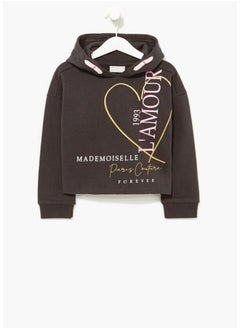 Buy Girls Black Amour Hoodie in Egypt