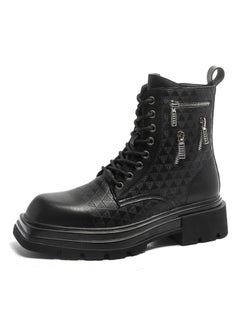 Buy New Youth Fashion Thick Sole High Top Boots in UAE