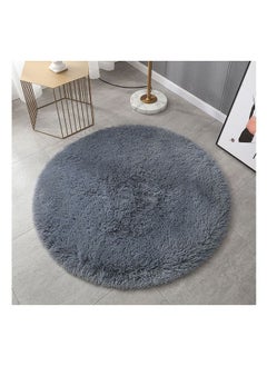 Buy Upholstery Rug Fluffy Soft Bedroom Round Cushion 100x100cm in UAE