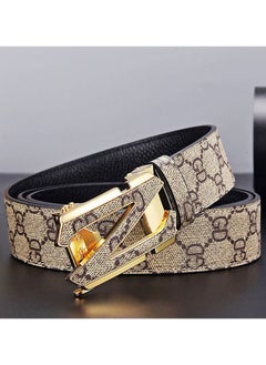 Buy Creative Casual And Versatile Wear-resistant Leather Belt in Saudi Arabia