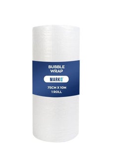 Buy Bubble Wrap Roll, 75 cm x 10 m Air Bubble Cushioning Wrap for Packaging, Shipping Mailing Packing and Moving Supplies in UAE