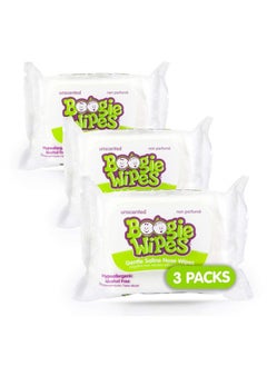 Buy Eleeo Unscented Alcohol-Free Boogie Wipes with Aloe - 30 Count (3 Pack) in UAE