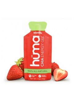 اشتري Huma Chia Energy Gel-Strawberries-9 count x 43g-22gr Carbs,105mg Sodium,100% All Natural,Vegan,Gluten Free,Caffeine Free,No Stomach Problems,Great Taste,Easy Digestion في الامارات