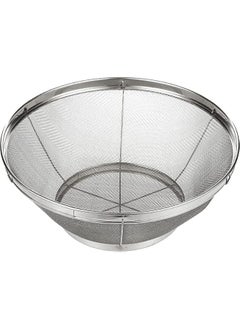 Buy Minex Wire Basket Stainless Steel Strainer Dishwasher Safe SM201 28cm in UAE