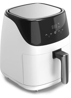 اشتري Fryer 5L, 8 Preset Programs, LED Touch Screen, Digital Display, Wide Range Adjustable Timer And Temperature Control, 1500W, Healthy Oil Free & Low Fat Cooking (White) في الامارات