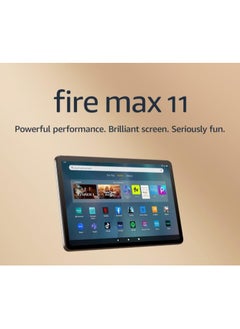 Buy Tableta Fire Max 11, nuestra tablet más potente hasta la fecha, pantalla vívida de 11", procesador octa-core, 4 GB RAM, batería con 14 horas de autonomía, 64 GB, Gris in UAE