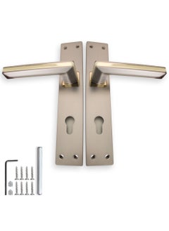 Buy Mortise Zinc door Handle (AB-009-MSN-PVD) in Saudi Arabia