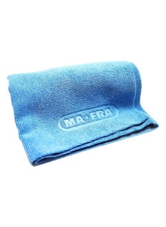 Buy 3-Piece Microfiber Polishing Cloth for Removing Polish and Compound Blue 60 x 40cm in Saudi Arabia