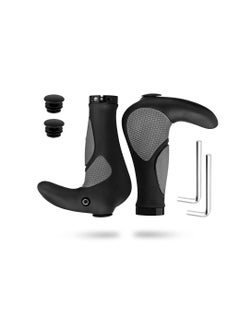 اشتري Bike Handlebar Grips,Ergonomic Design, Aluminum Double Lock-on, Mountain Bike Grips, MTB BMX Downhill Foldable Urban Bicycles Grips, Scooter Grips في الامارات