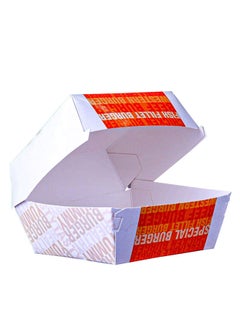 Buy Hotpack | Printed Burger Box Large - 5 Pieces in UAE