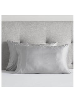 Buy Rekoop Tencel Sateen 300 Thread Count 2-Piece Standard Pillowcase Set - 50x75 cm in Saudi Arabia