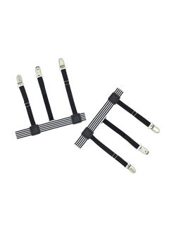 Buy Mens Shirt Stays Shirt Holder Straps Non-slip Locking Clamps Clips in Saudi Arabia