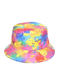 Buy Graffiti Printed Sunscreen Fisherman Hat in UAE