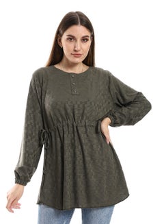 Buy Women Plain Blouse With Long Sleeves in Egypt