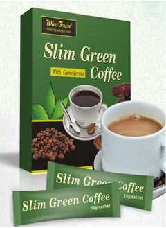 Buy Light Green Coffee for Weight Loss, Natural Herbal Weight Loss, Ganoderma Coffee, Contains Ganoderma, Box of 18 in Saudi Arabia