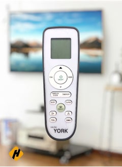 Buy York AC Remote | Replacement Remote Control For YORK Air Conditioner White/Grey in Saudi Arabia