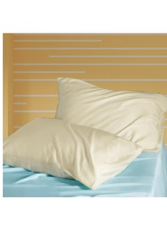 Buy Microfiber Pillowcases 2-Pcs Soft Pillow Cover With Envelope Closure (Without Pillow Insert),Linen in Saudi Arabia