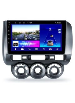 Buy Android Car Stereo for Honda Jazz/City 2002 to 2007 1GB RAM 32GB ROM 9 Inch Support MirrorLink WiFi BT, 2.5D IPS Touch Screen with AHD Camera Included in UAE