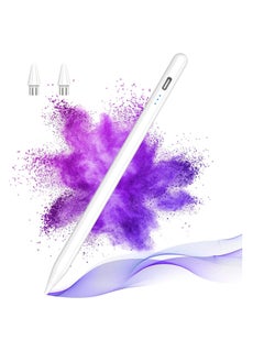 Buy Stylus Pen for Touch Screens, Universal iPad Pen with Fine Tip with Magnetic Suction Cup Compatible with - Samsung - Android - Tablets and Other Screens White in Egypt