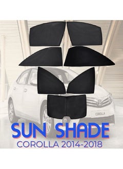 Buy Car Sunshade All Side Sunshade UV and Heat Protection Front Back Sides Sun Shades High Quality For TOYOTA COROLLA 2014-2018 in Saudi Arabia